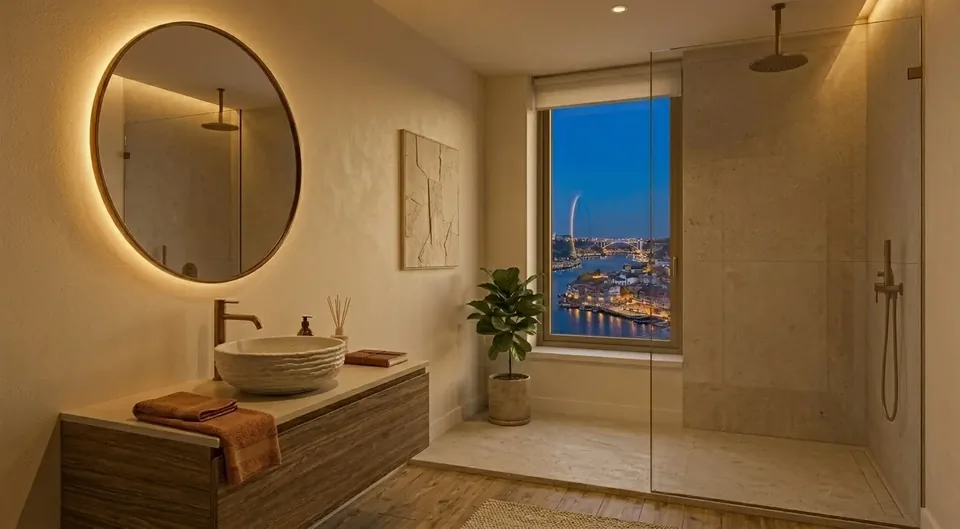 Interior casa de banho - Empreendimento premium Porto